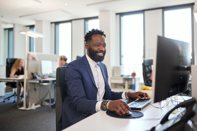 Mitarbeiter im Büro